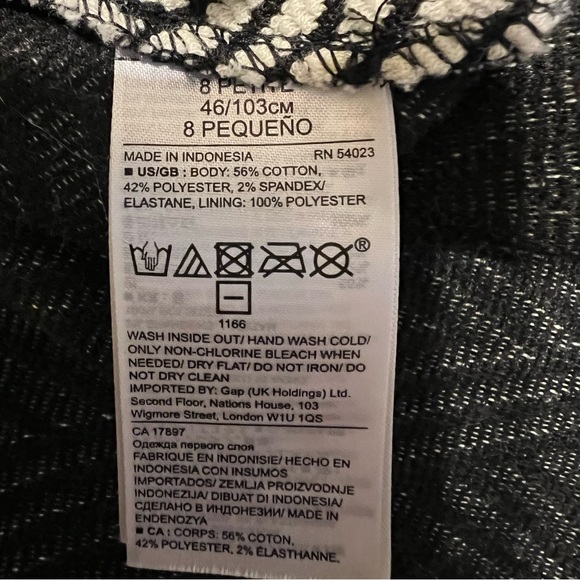 Banana Republic Jacquard Knit Fit And Flare Dress Size 8 Petite - Picture 5 of 5